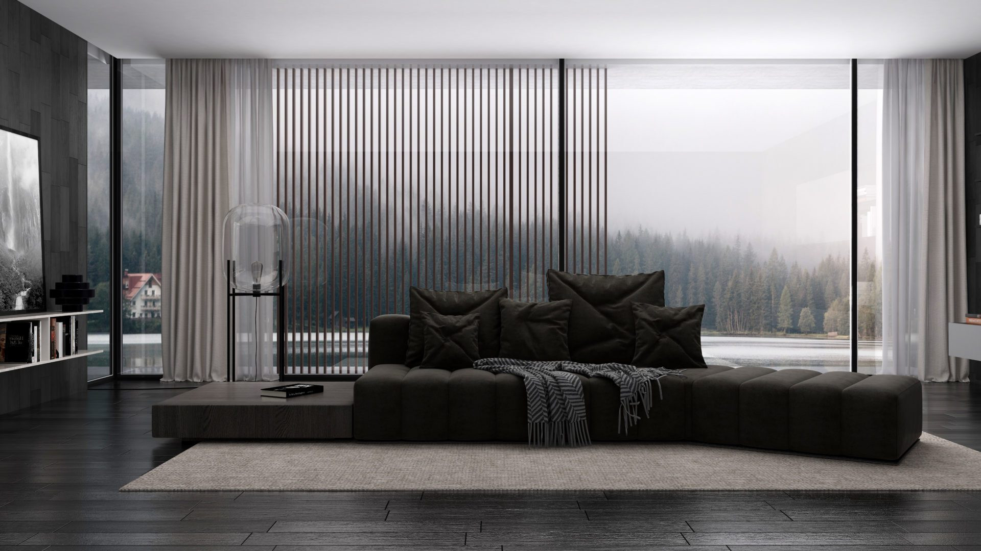 WATER RESISTANT TEXTILE WITH SATIN SHADES