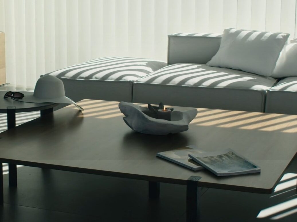 THE VERTIVAL BLINDS